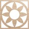Ekena Millwork Blume Wood Fretwork Pierced Ceiling Medallion, Alder, 16"OD x 5 1/2"ID x 3/8"T CMWP16X16X0375BLAL - alternate 1